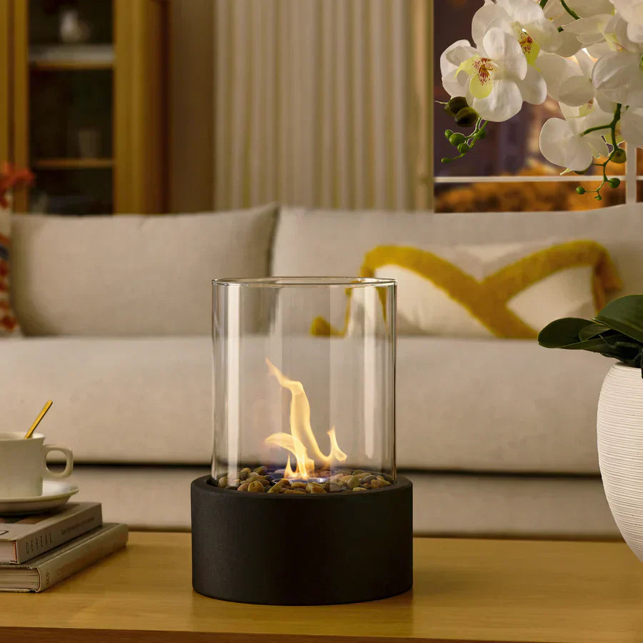 ElysiumFlame | Modern Elegant Portable Outdoor Fireplace for Cozy Ambiance 2