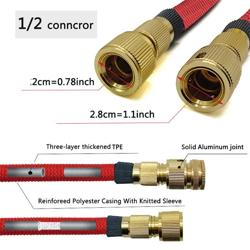 Expandable Garden Hose | 30M Durable TPE Design for Effortless Watering | Lightweight and Portable for Easy Use 5