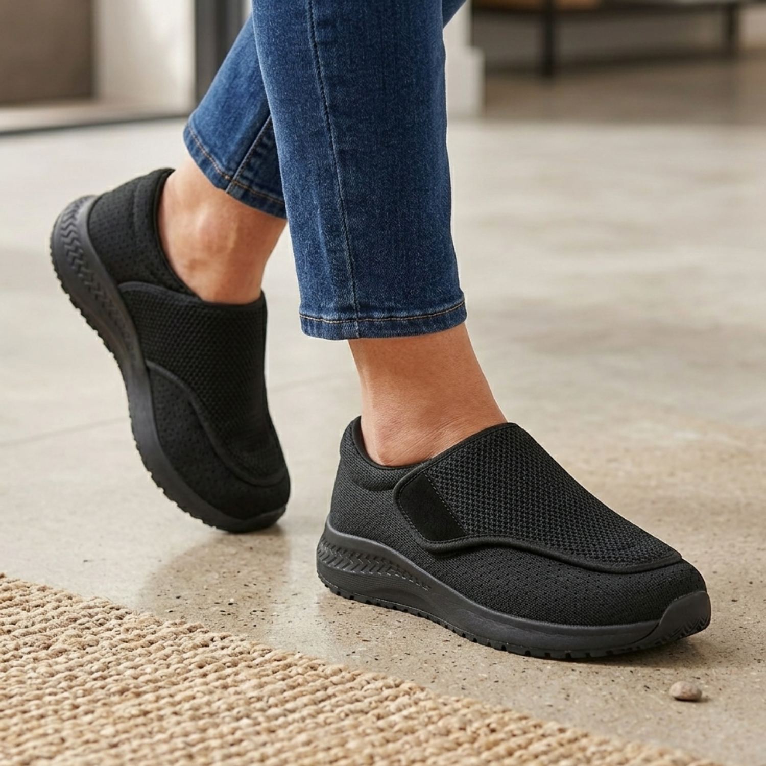 Extra-Wide Comfort Shoes - Shock-Absorbing Footwear for All-Day Support 0