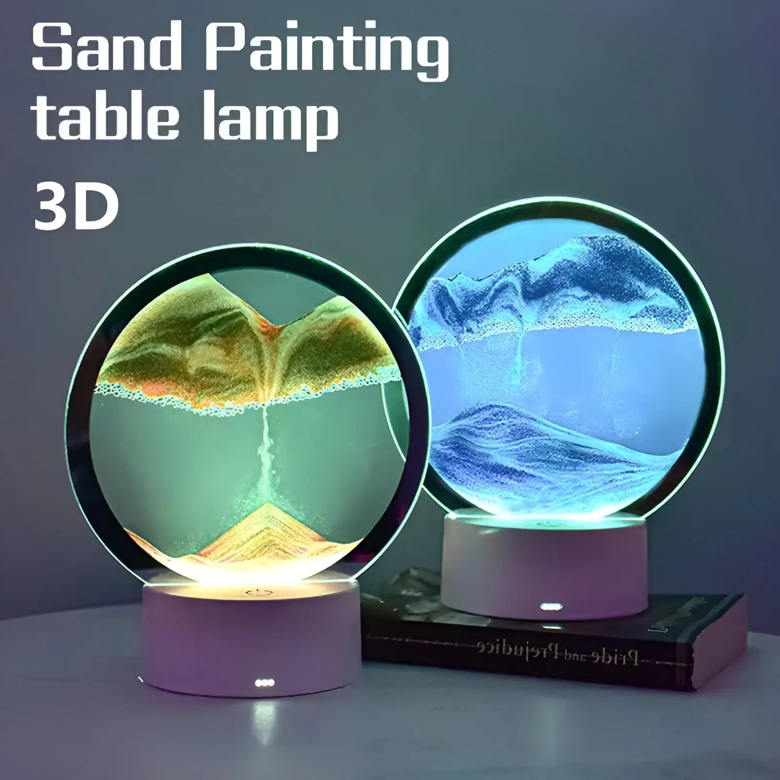 Quicksand Animation Art Lamp - Moving Sand Mood Light