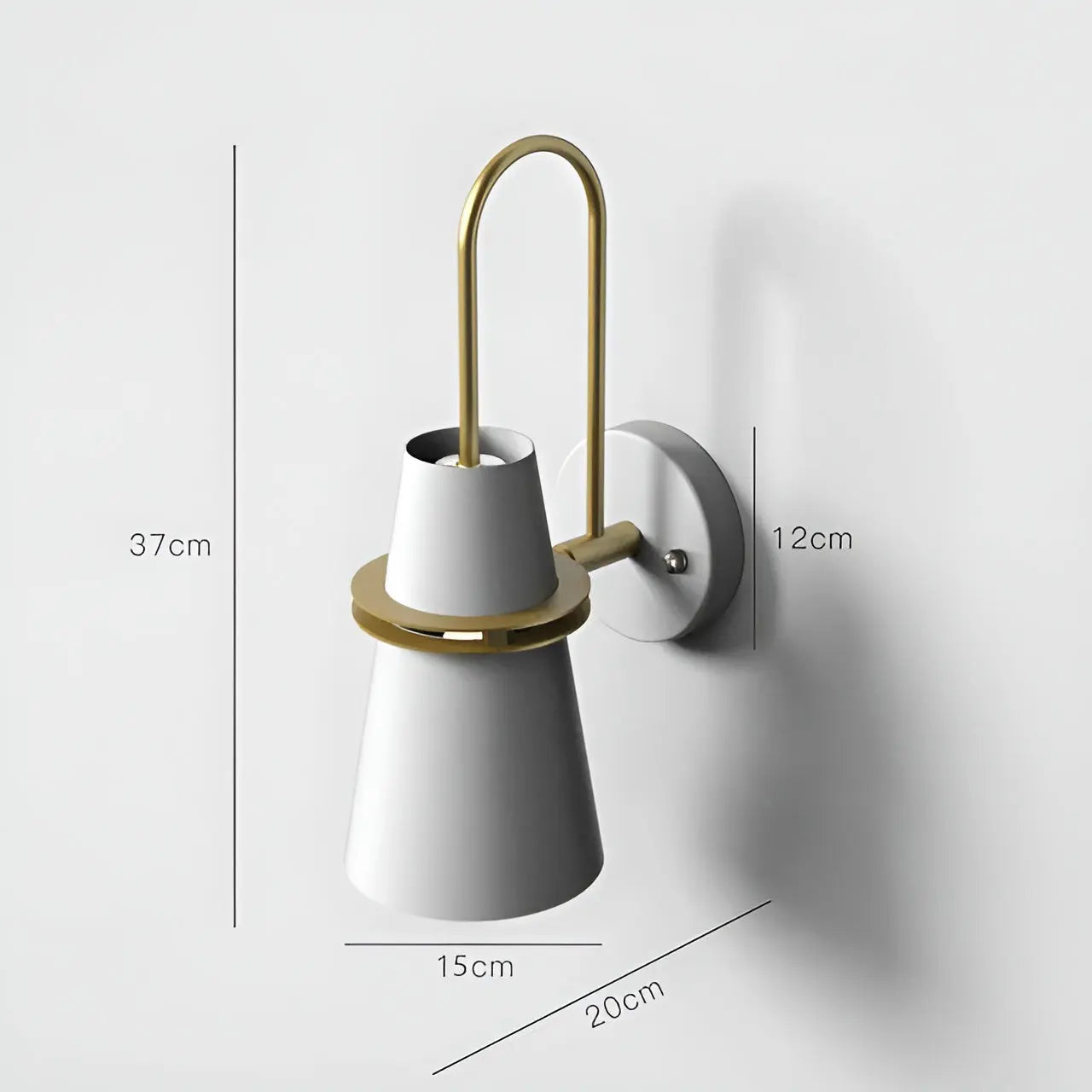 Macaron LED Wall Lamp - Modern Horn Sconce Light