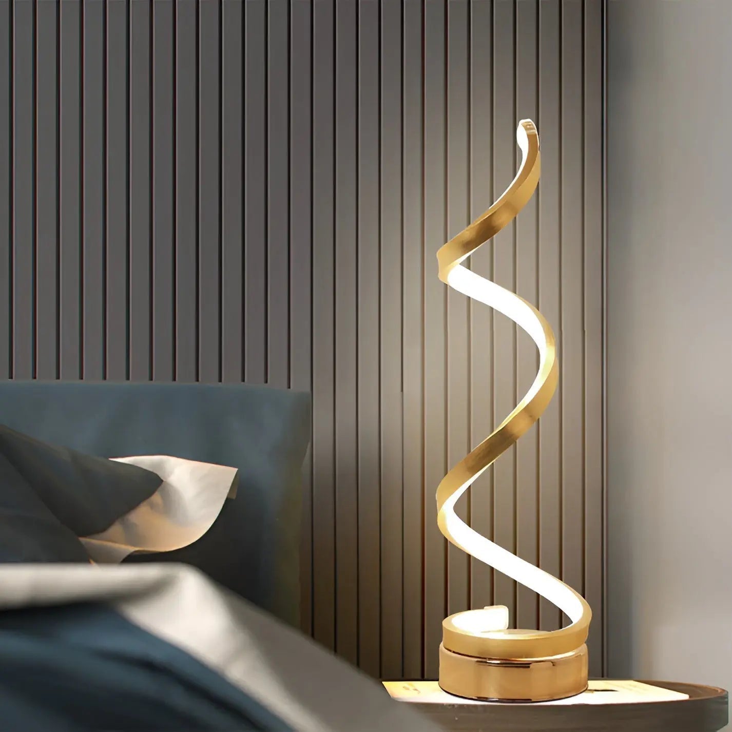 Spiral Glow LED Desk Lamp - Eye-Friendly Desk Light