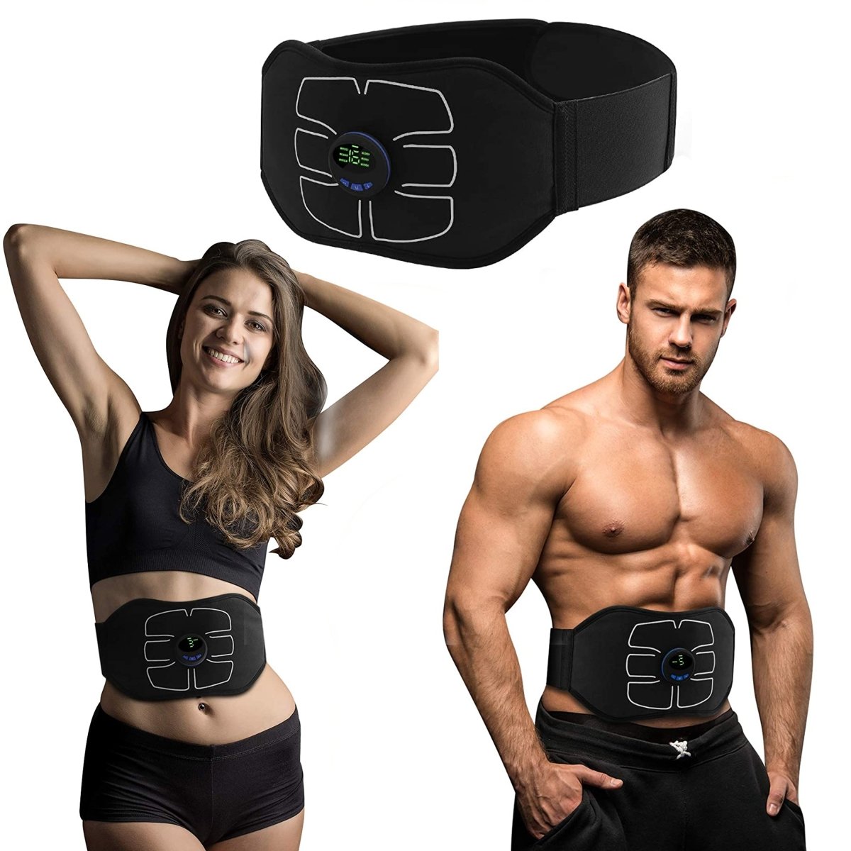 FlexTone Sculpt | EMS Abdominal Trainer with 6 Adjustable Modes | Compact Device for Effective Muscle Strengthening 0