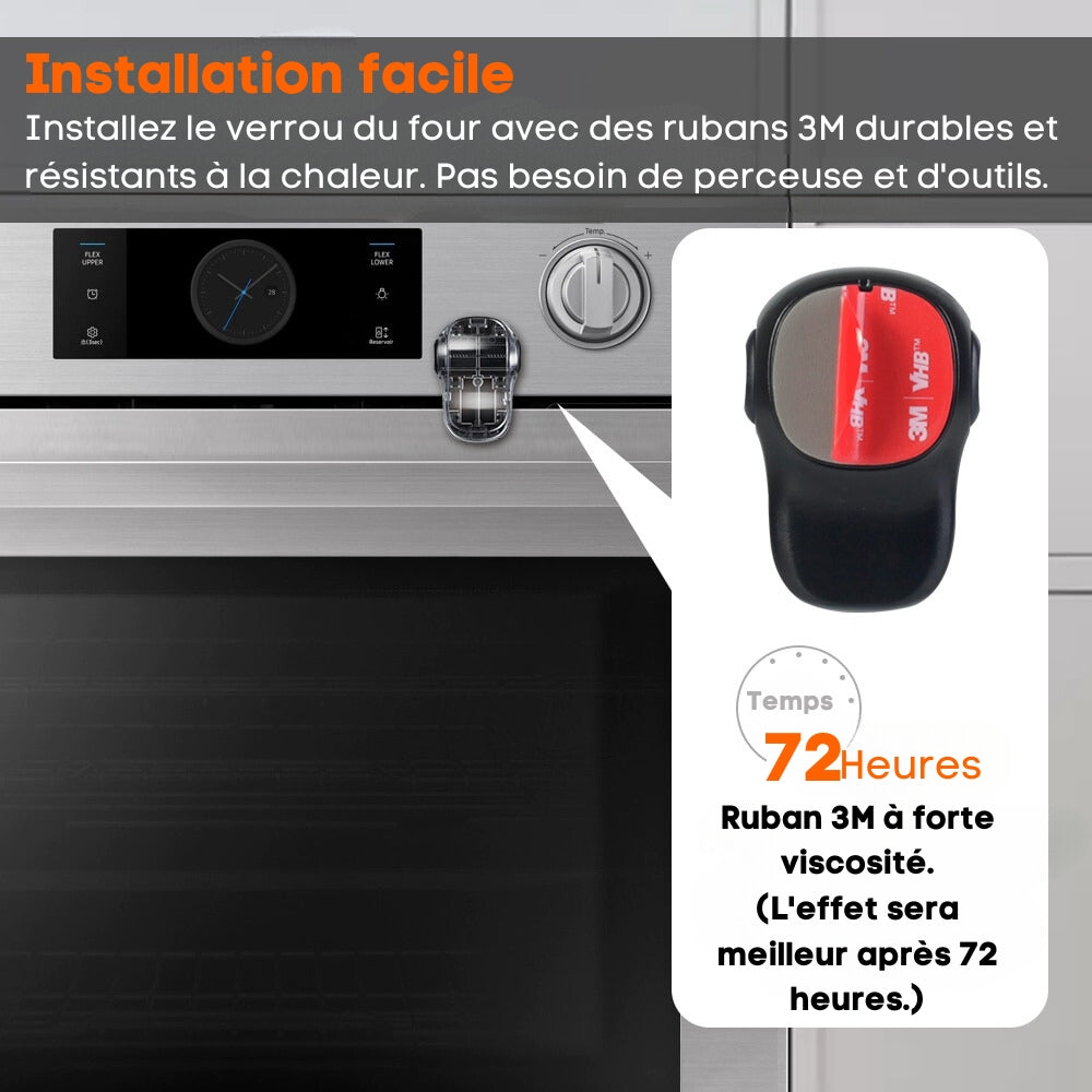 OvenLock - Child Safety Lock for Oven Door