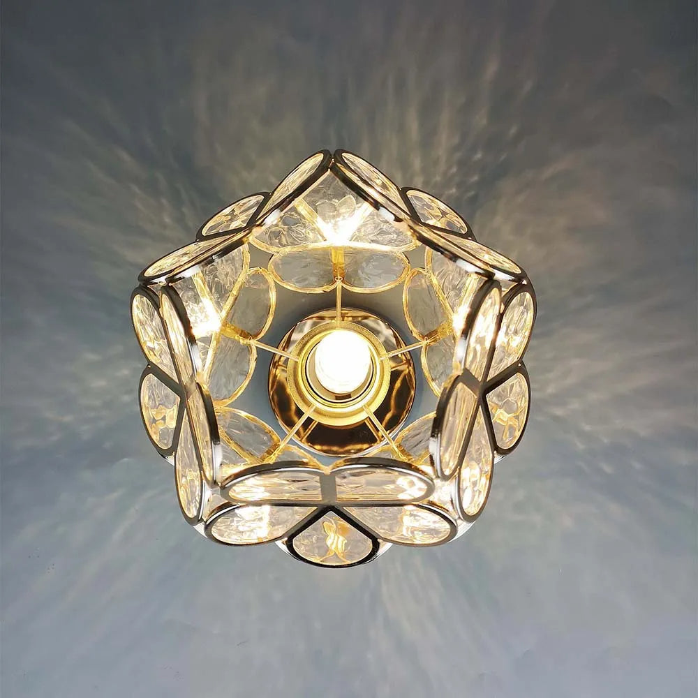 FloraGlow | Elegant Floral Glass Kitchen Pendant Lighting Fixture 3