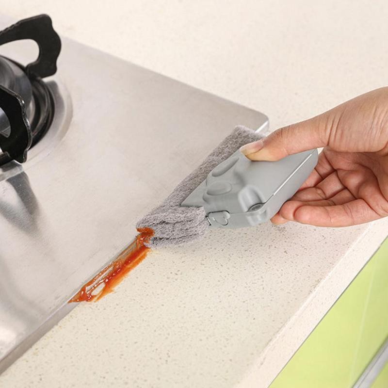 GrooveClean Brush - Detail Scrub Brush for Grout and Tight Corners