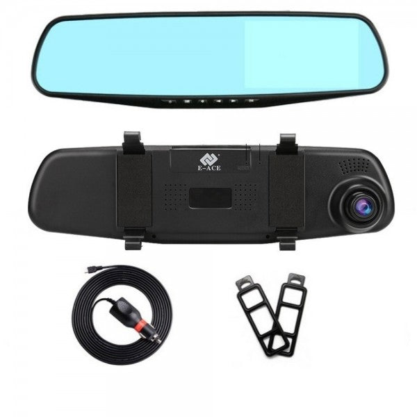Full HD Rearview Mirror with Built-in Dashcam & Motion Detection | Enhanced Safety for Every Drive 0