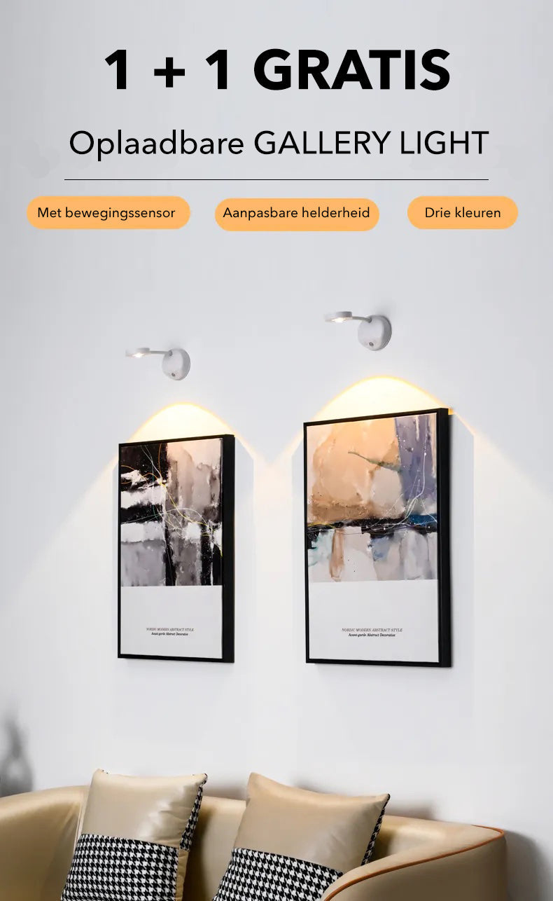Gallery Light - Cordless Wall Lamp (1+1 Free)