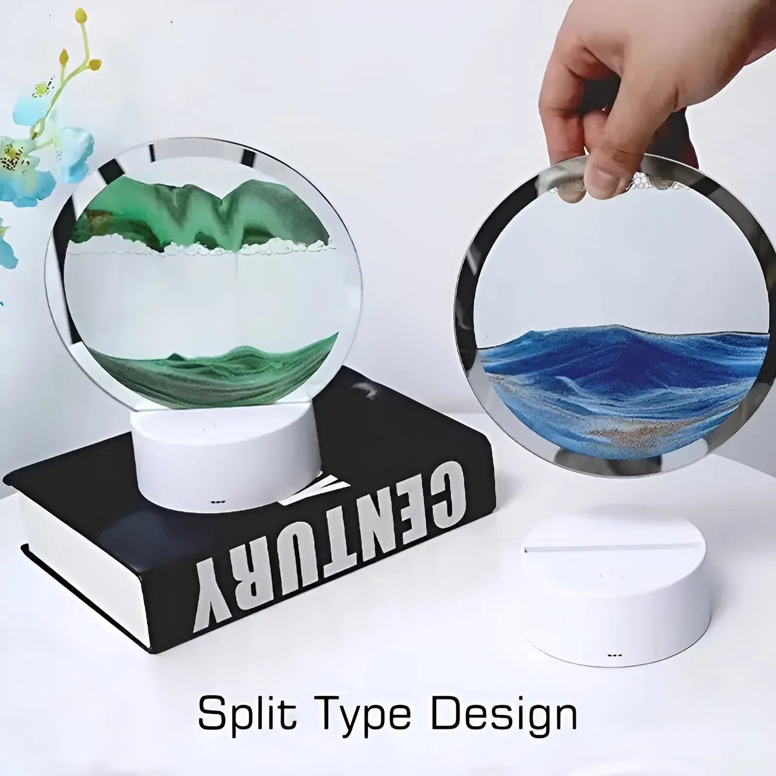 Quicksand Animation Art Lamp - Moving Sand Mood Light