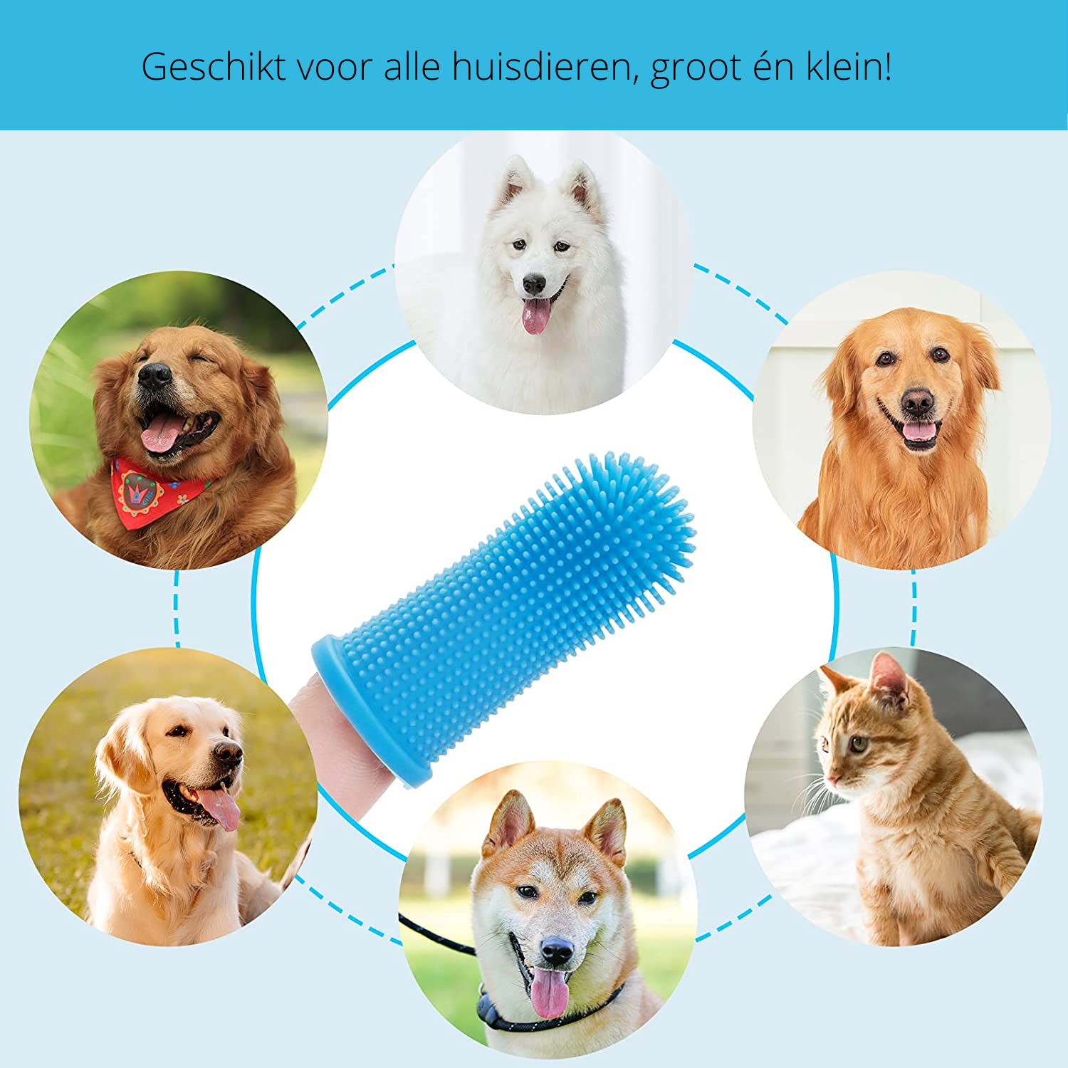 PawClean Pro - Gentle Dog Dental Finger Brush