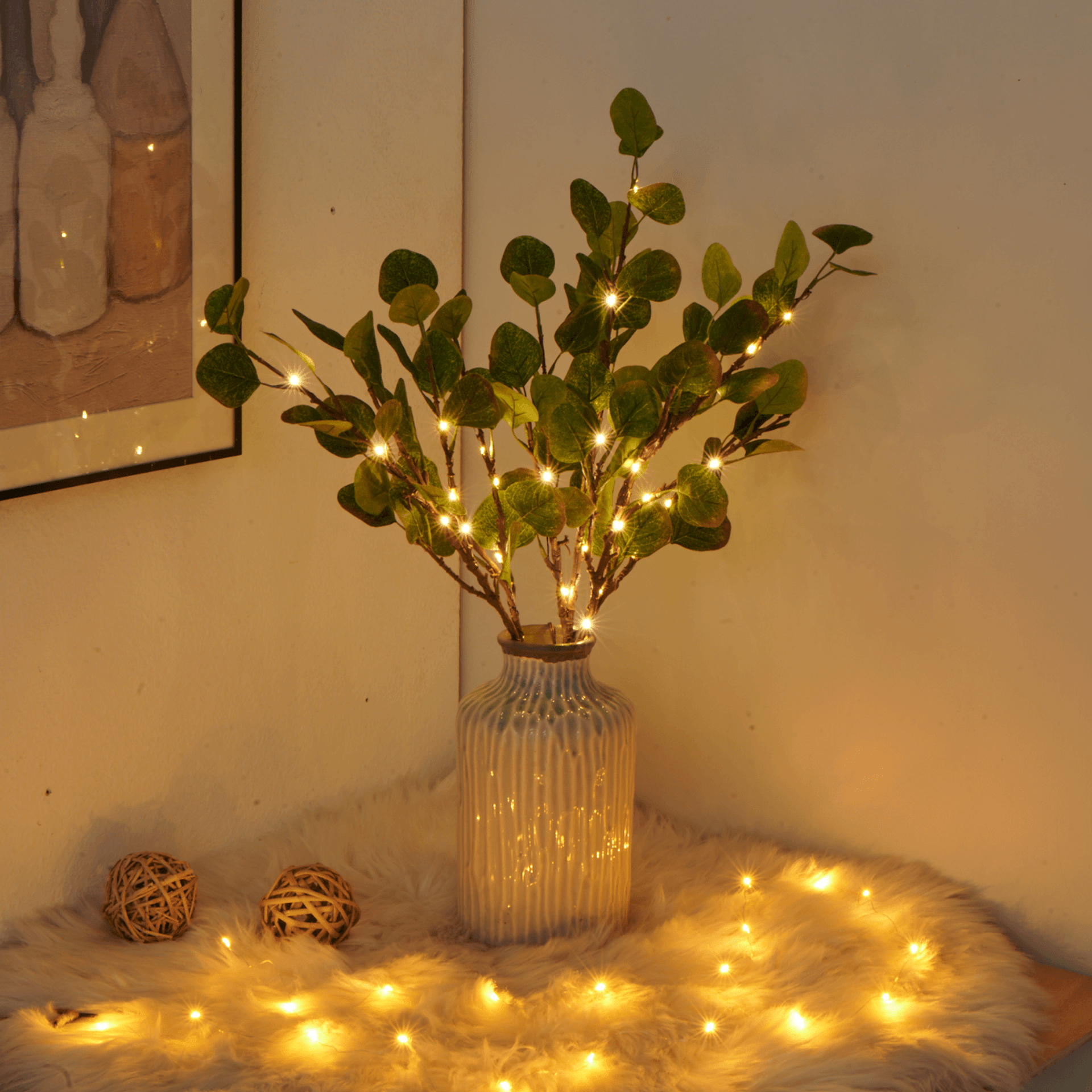 LumiVista Branch Fairy Lights - 70cm Decor