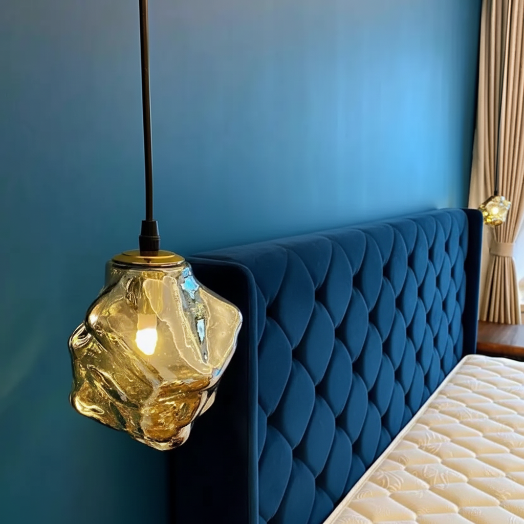 GlacierGlow | Modern Glass Pendant Light with Icicle Design | Elegant Illumination for Contemporary Spaces 2