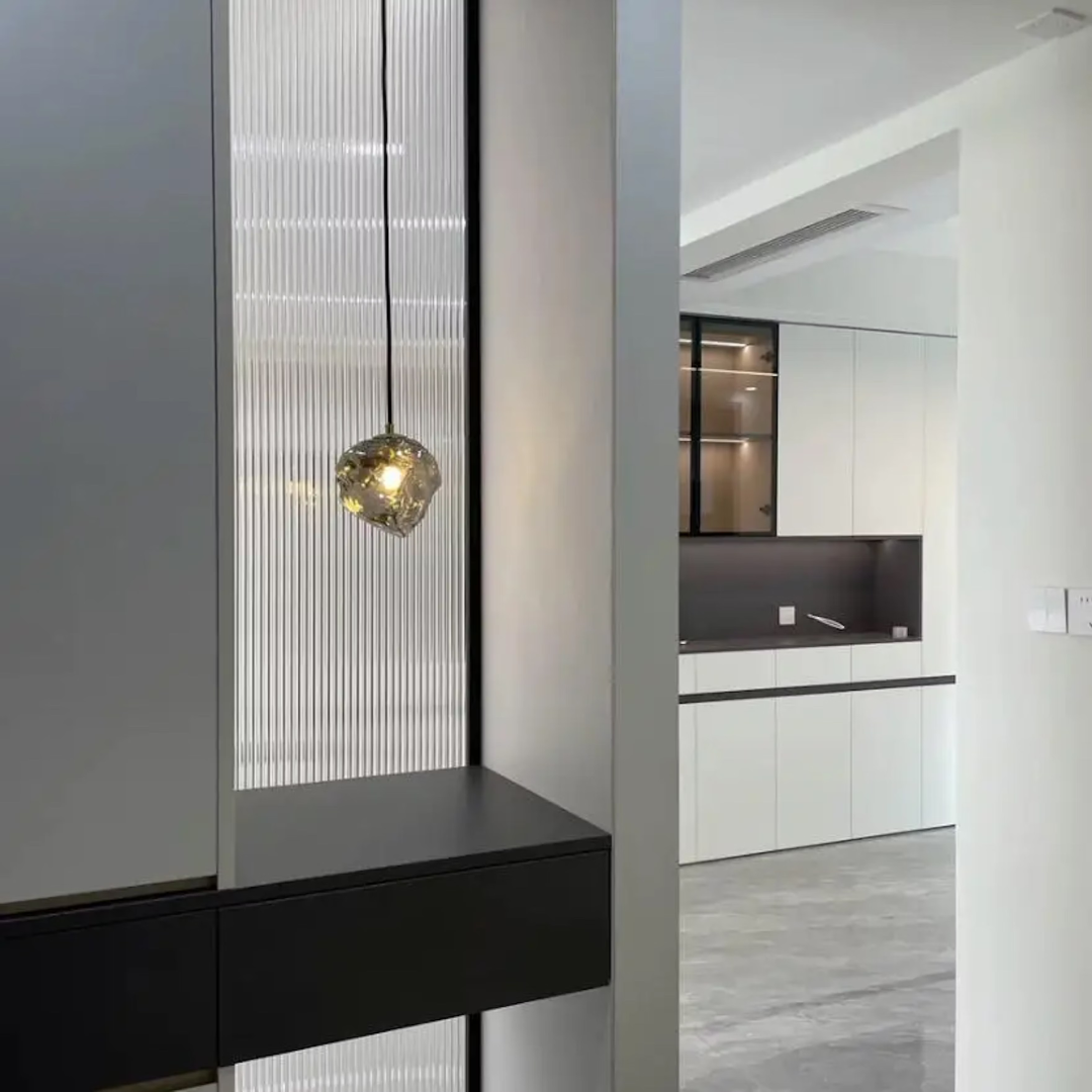 GlacierGlow | Modern Glass Pendant Light with Icicle Design | Elegant Illumination for Contemporary Spaces 3