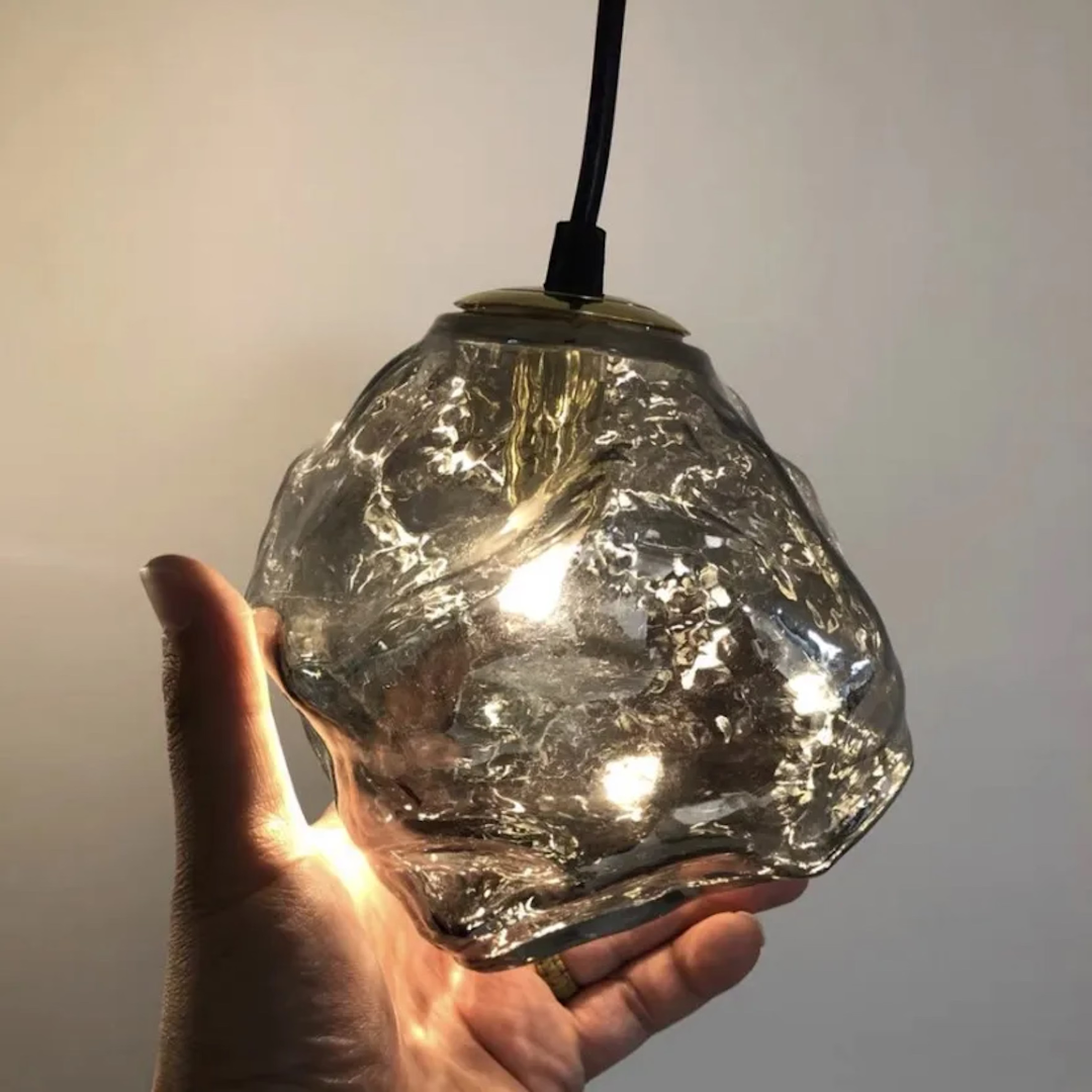 GlacierGlow | Modern Glass Pendant Light with Icicle Design | Elegant Illumination for Contemporary Spaces 5