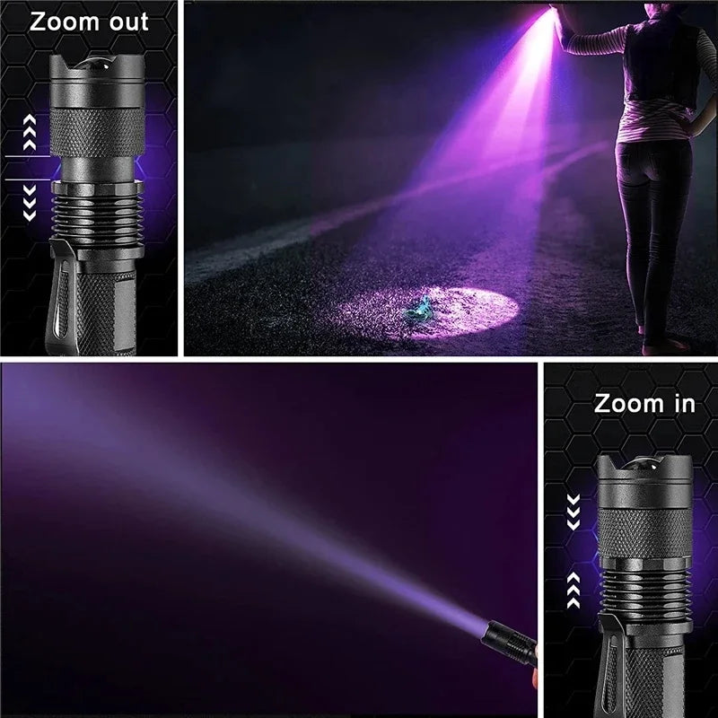 GlowInspect | UV LED Torch for Invisible Stain Detection with Compact Design | Lightweight and Durable for Home Use 5