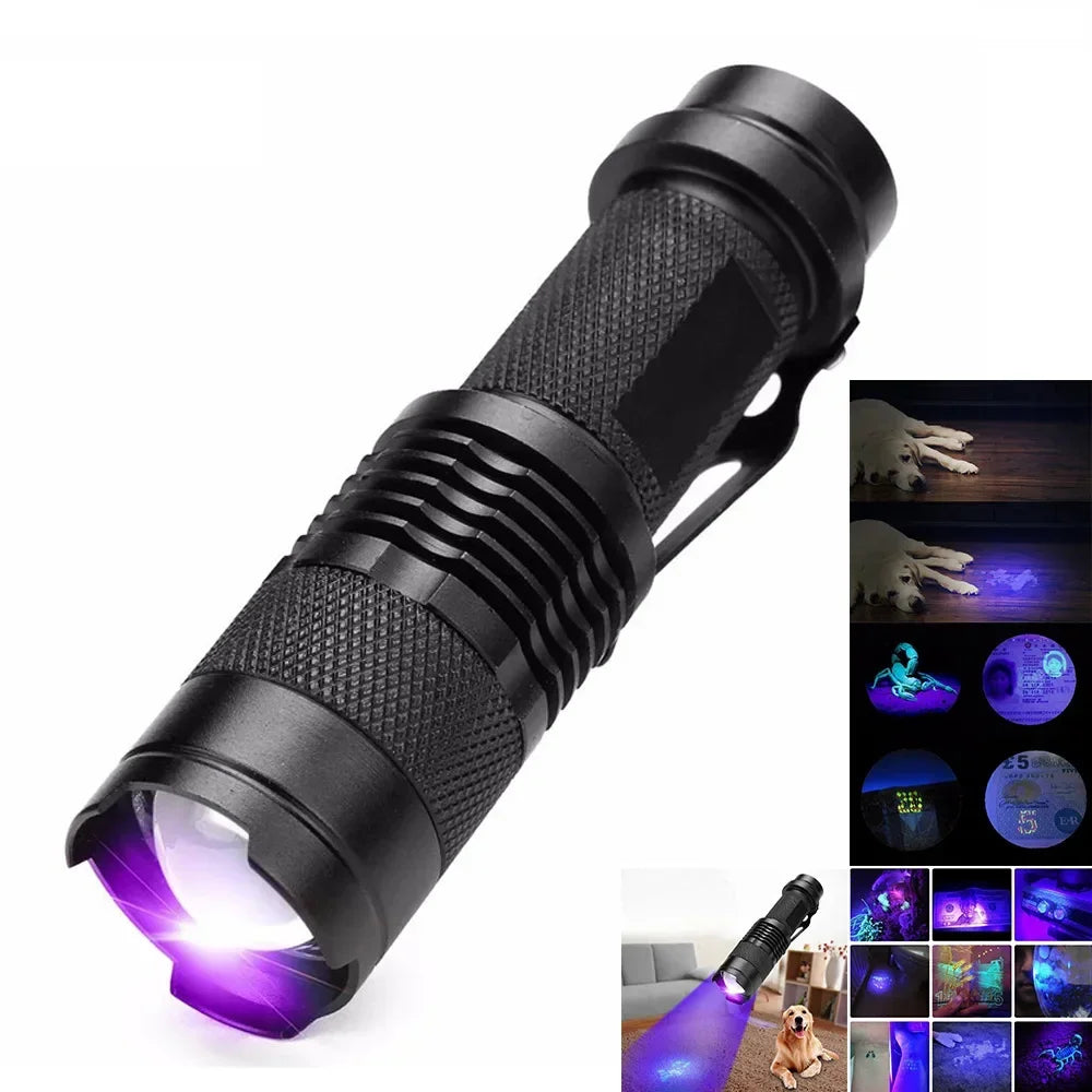 GlowInspect | UV LED Torch for Invisible Stain Detection with Compact Design | Lightweight and Durable for Home Use 8