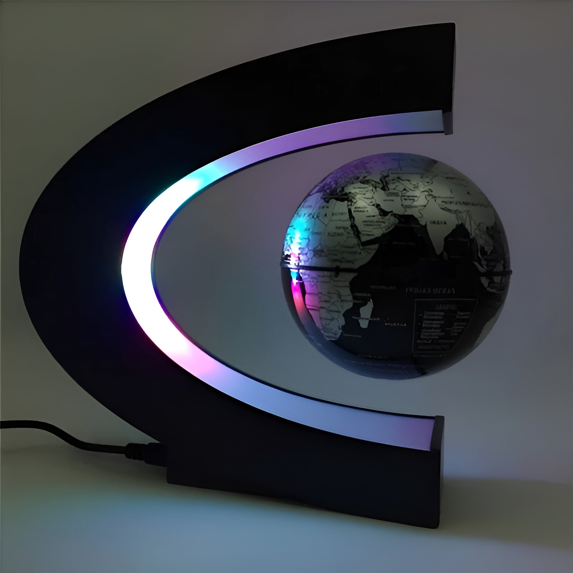 Floating LED Globe - Magnetic World Map Lamp