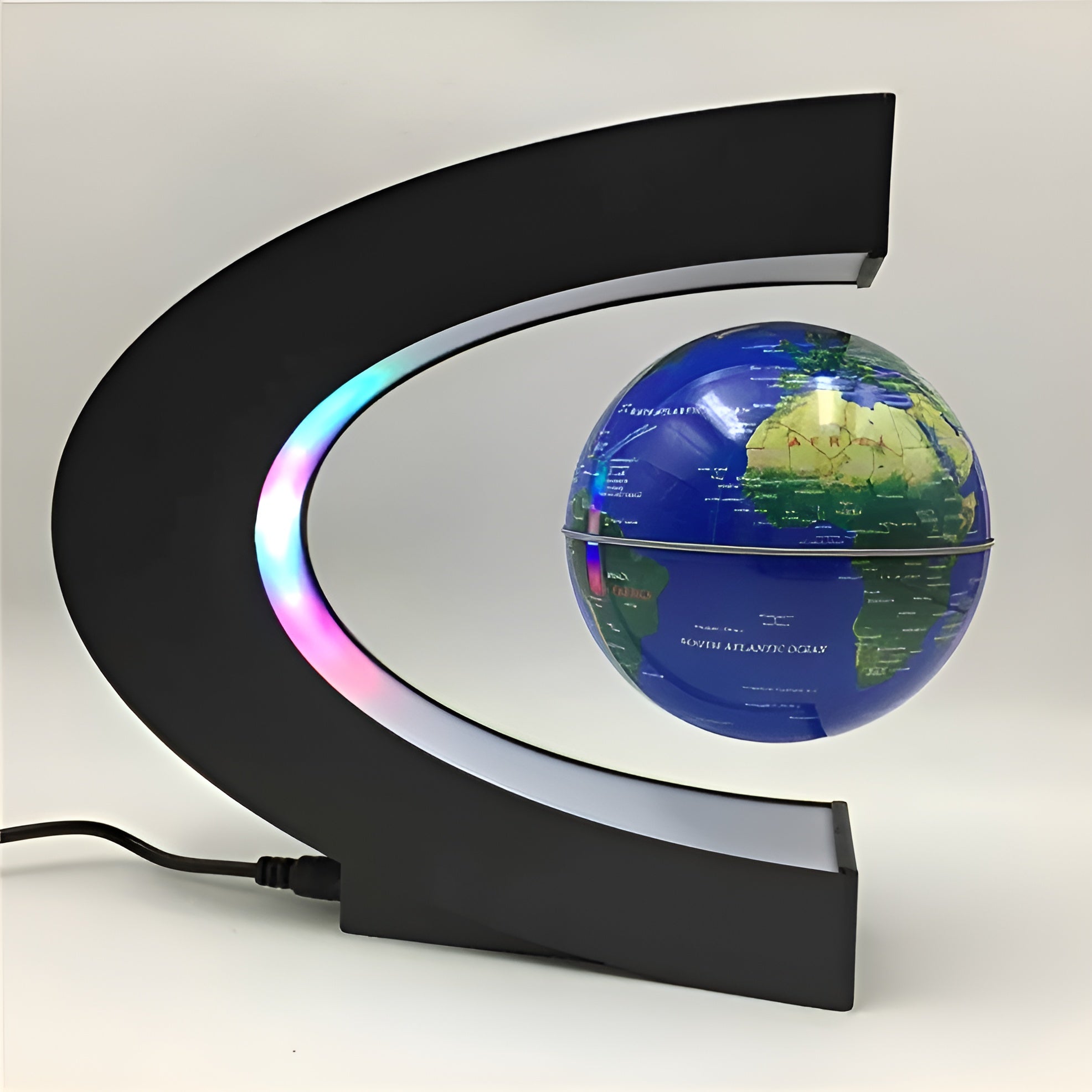 Floating LED Globe - Magnetic World Map Lamp