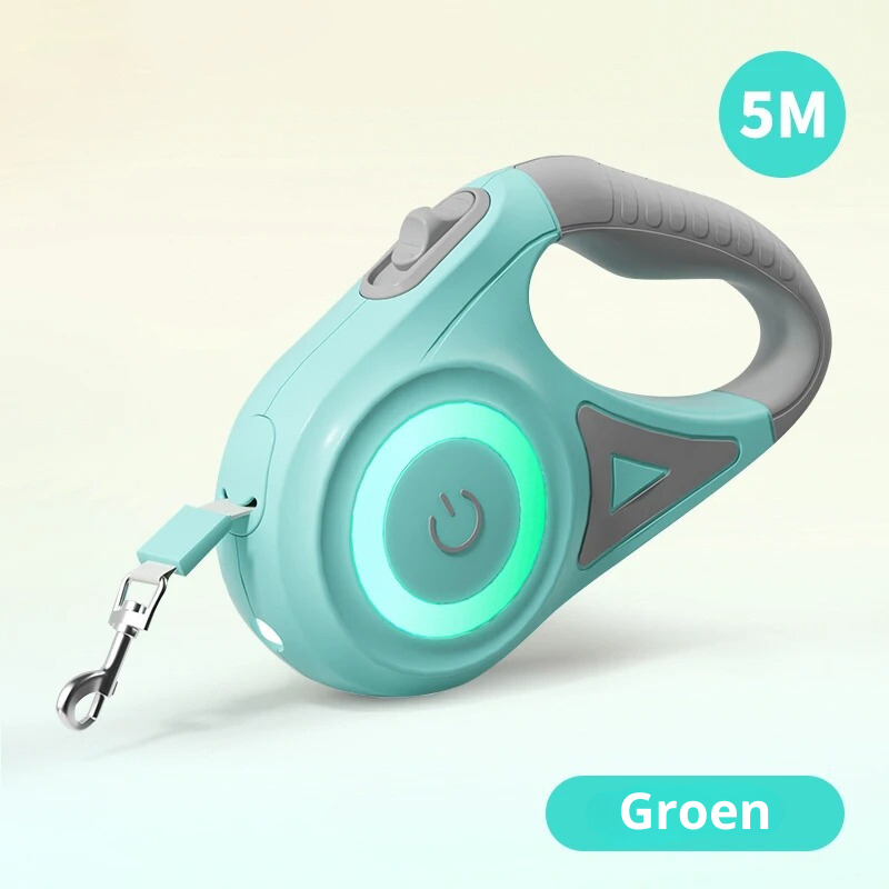 SafeWalk Leash - LED Lighted Dog Leash for Night Walks