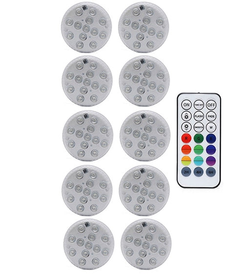 Multi-Color LED Garden Lights - Waterproof, Remote