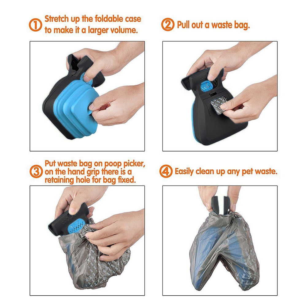 Dog Poop Scooper - No-Bend Pet Waste Picker