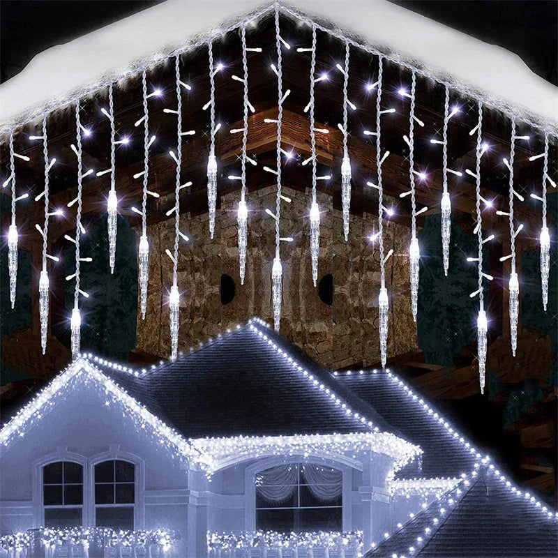 Glacia - LED Light Curtain for Magical Outdoor Decor