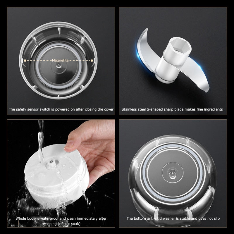 MiniChop - Compact Electric Food Chopper