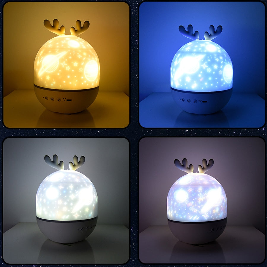 DreamStar Projector - Starry Sky Night Light & Speaker