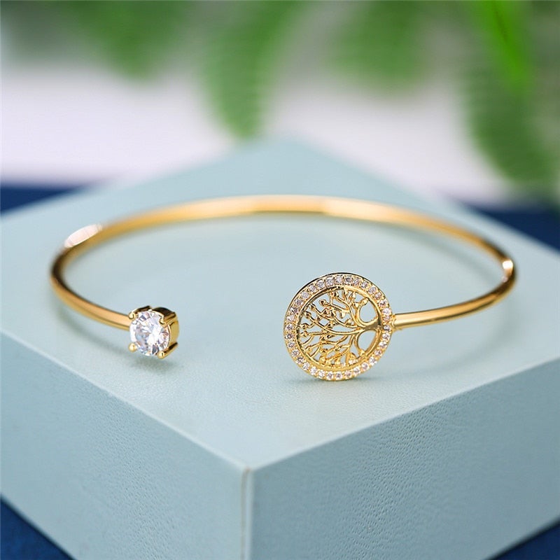 Elowen - Adjustable Tree of Life Bracelet for Women