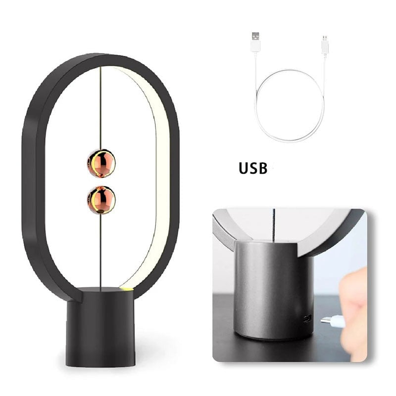 GlowSphere Table Lamp - Magnetic Floating Ambient Light
