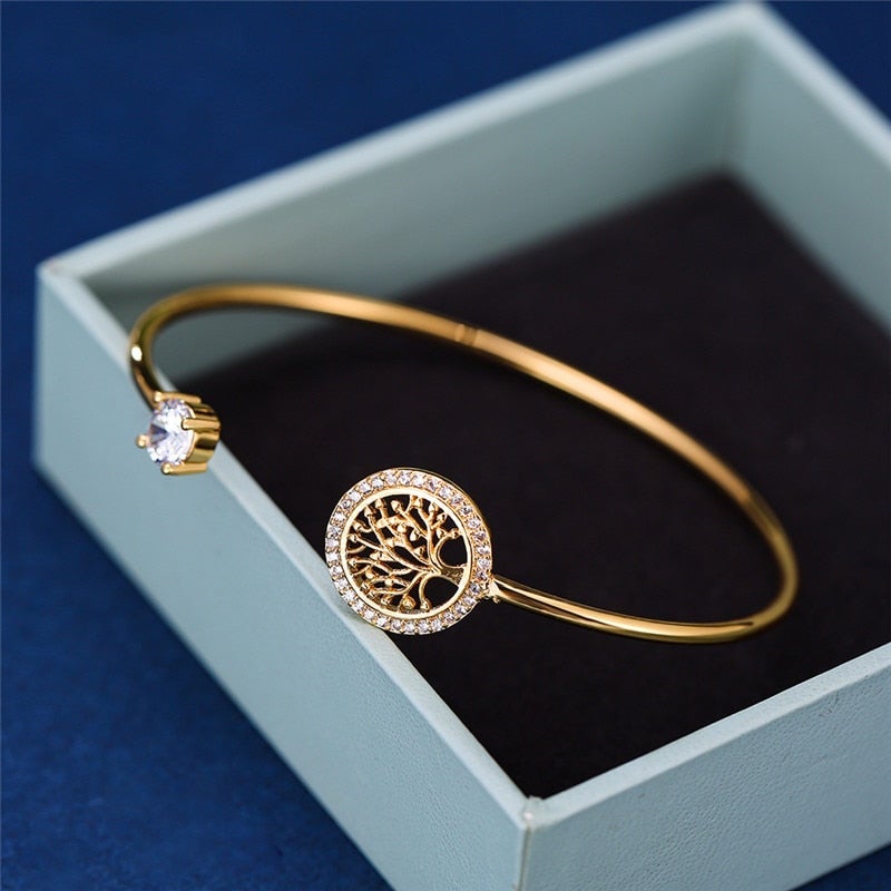 Gaia - Adjustable Tree of Life Bracelet