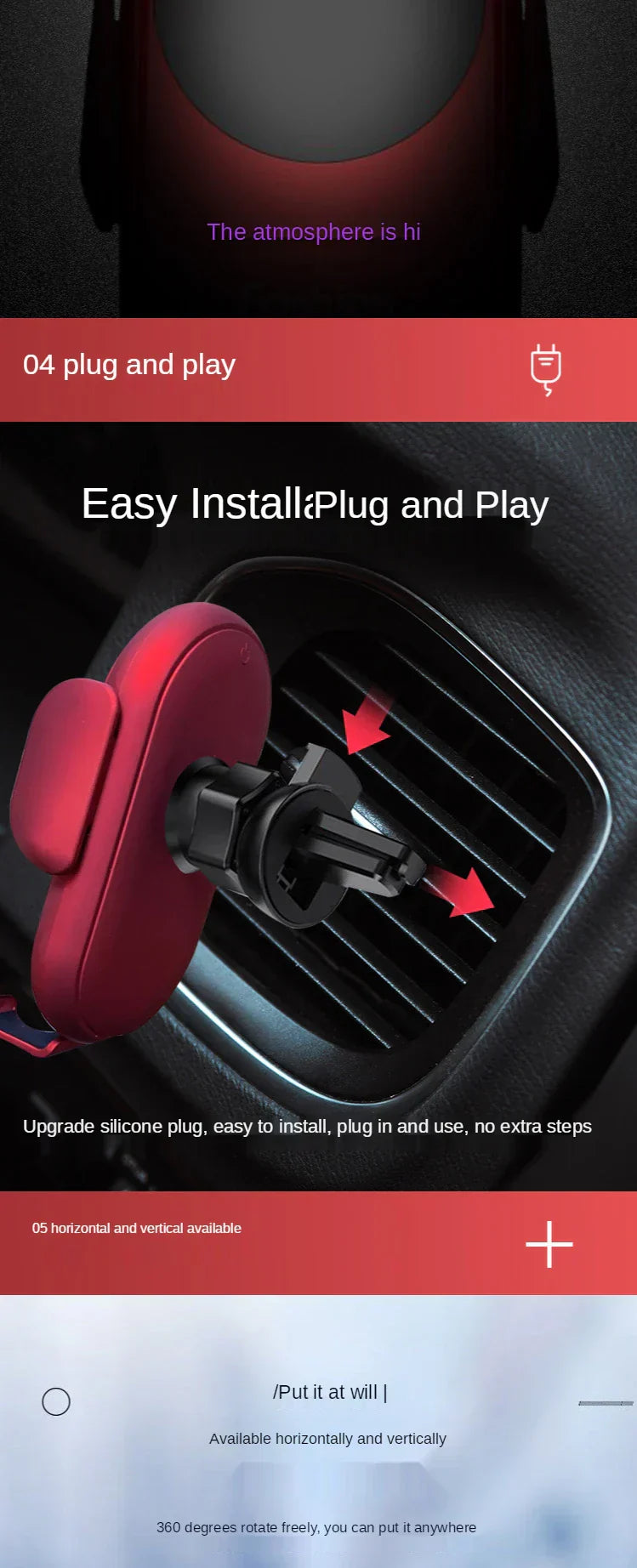 Tubby Charger - Wireless Car Charger with Smart Sensor