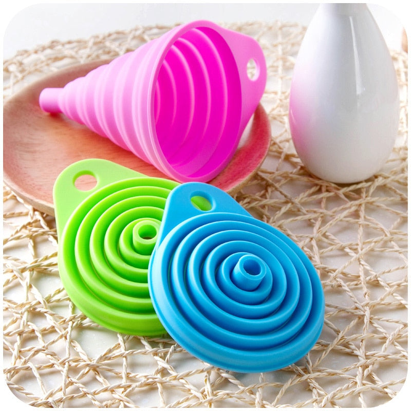 FoldEase Funnel - Collapsible Kitchen Funnel for Easy Pouring