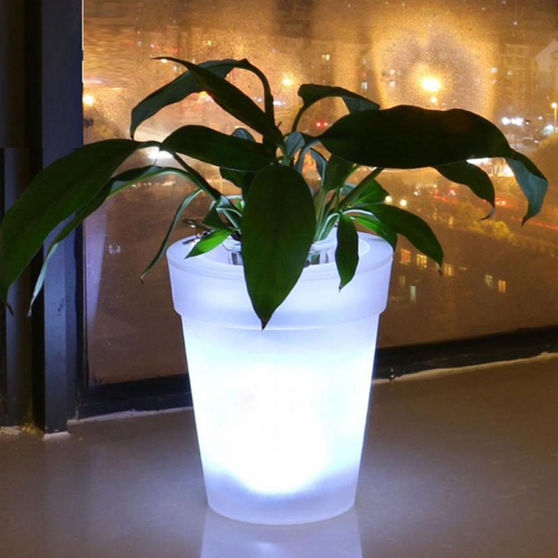 SolarGlow Planter - Solar LED Garden Flower Pot