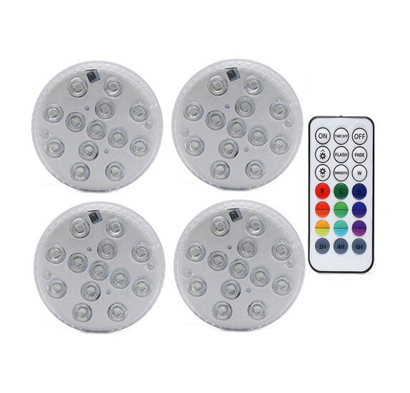 Multi-Color LED Garden Lights - Waterproof, Remote