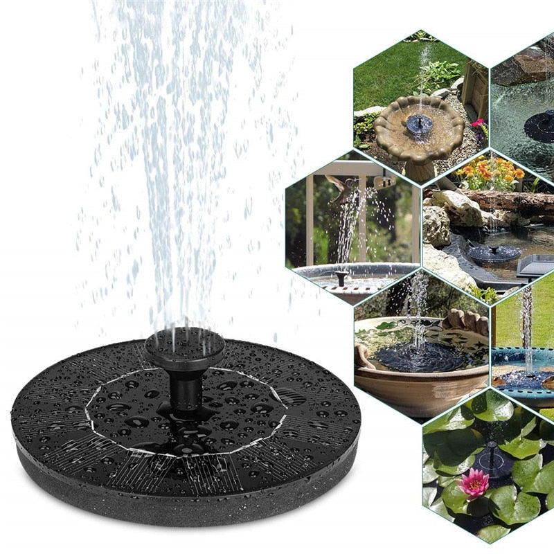 ZenFlow Fountain - Solar Powered Garden Water Fountain