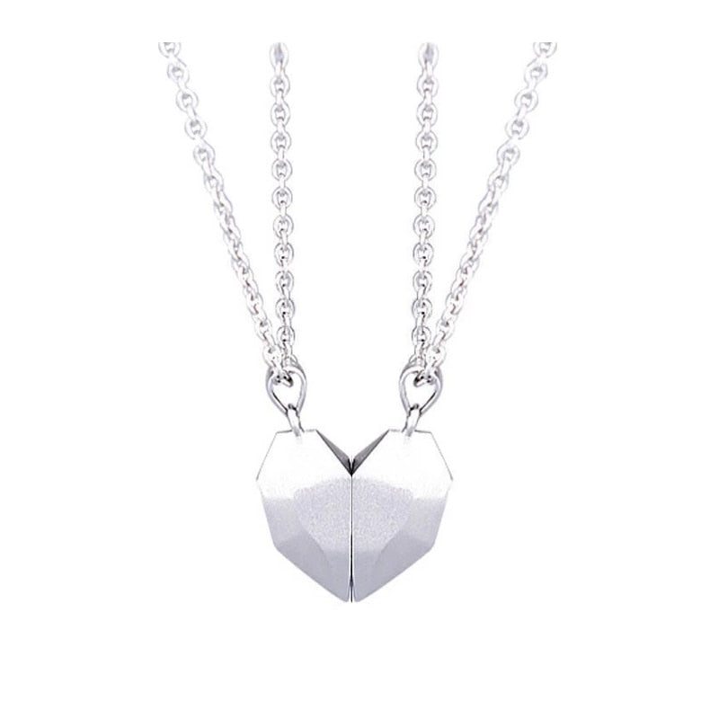 Couple Necklace Set - 2-in-1 Matching Pendants