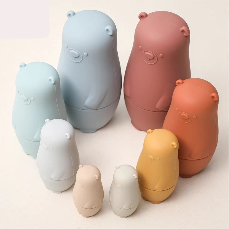 Nesting Dolls - Soft Silicone Stacking Toy