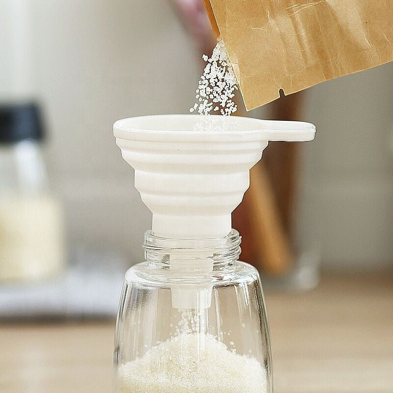 FoldEase Funnel - Collapsible Kitchen Funnel for Easy Pouring