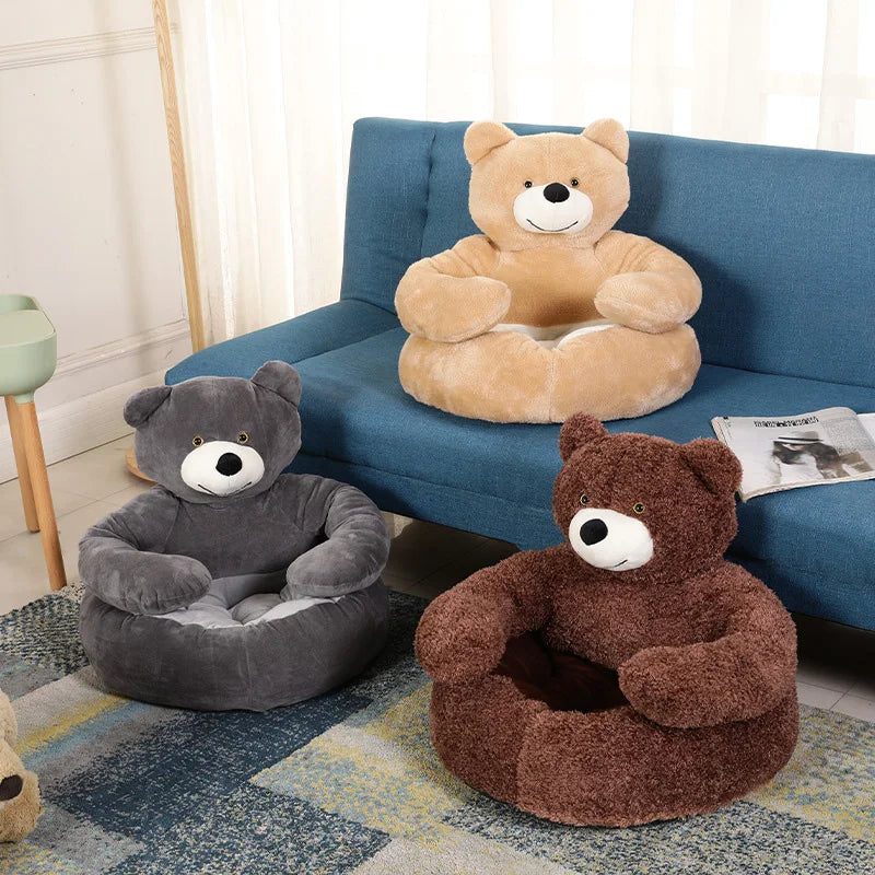 Samiya - Plush Calming Cat Bed for Cozy Sleep