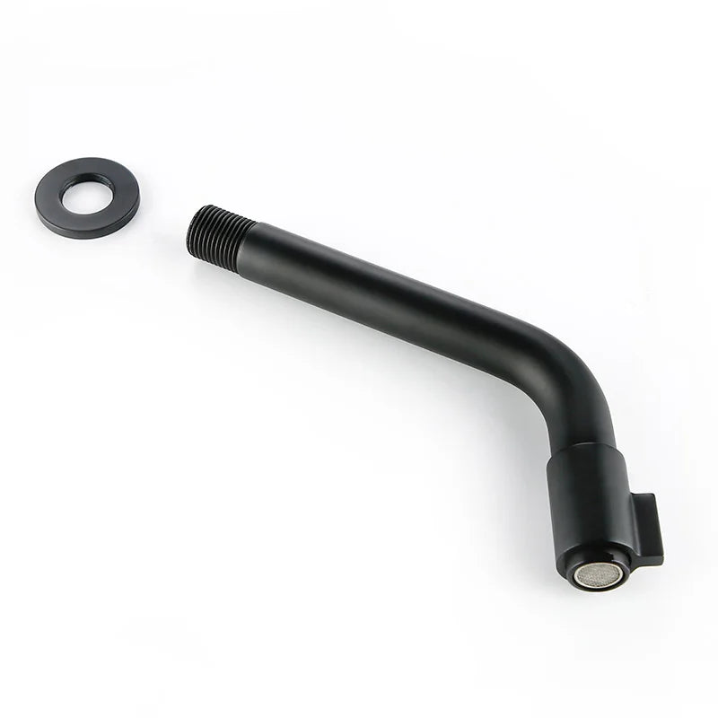 Matte Black Wall Faucet - Luxe Bath & Kitchen Tap