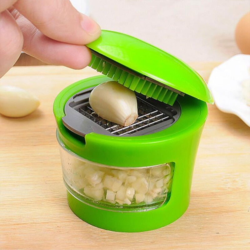 GarlicPress Pro - Stainless Steel Garlic Press with Reservoir