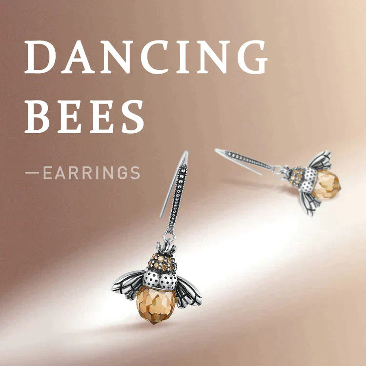 Queen Bee - Crystal Drop Earrings for Women