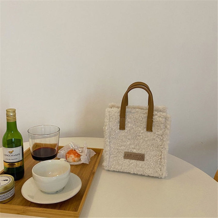 TeddyBag - Soft Plush Shoulder Bag