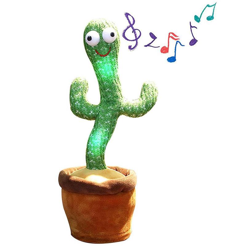 Dancing Cactus Toy - Singing & Talking Plush