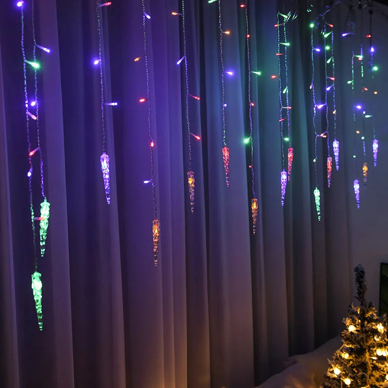 Glacia - LED Light Curtain for Magical Outdoor Decor