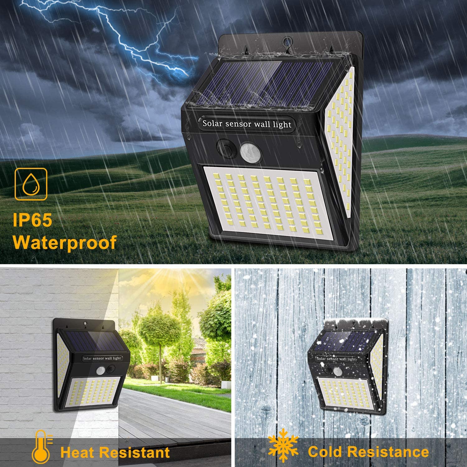 Solar LED Motion Light - Sensor Outdoor Lamp