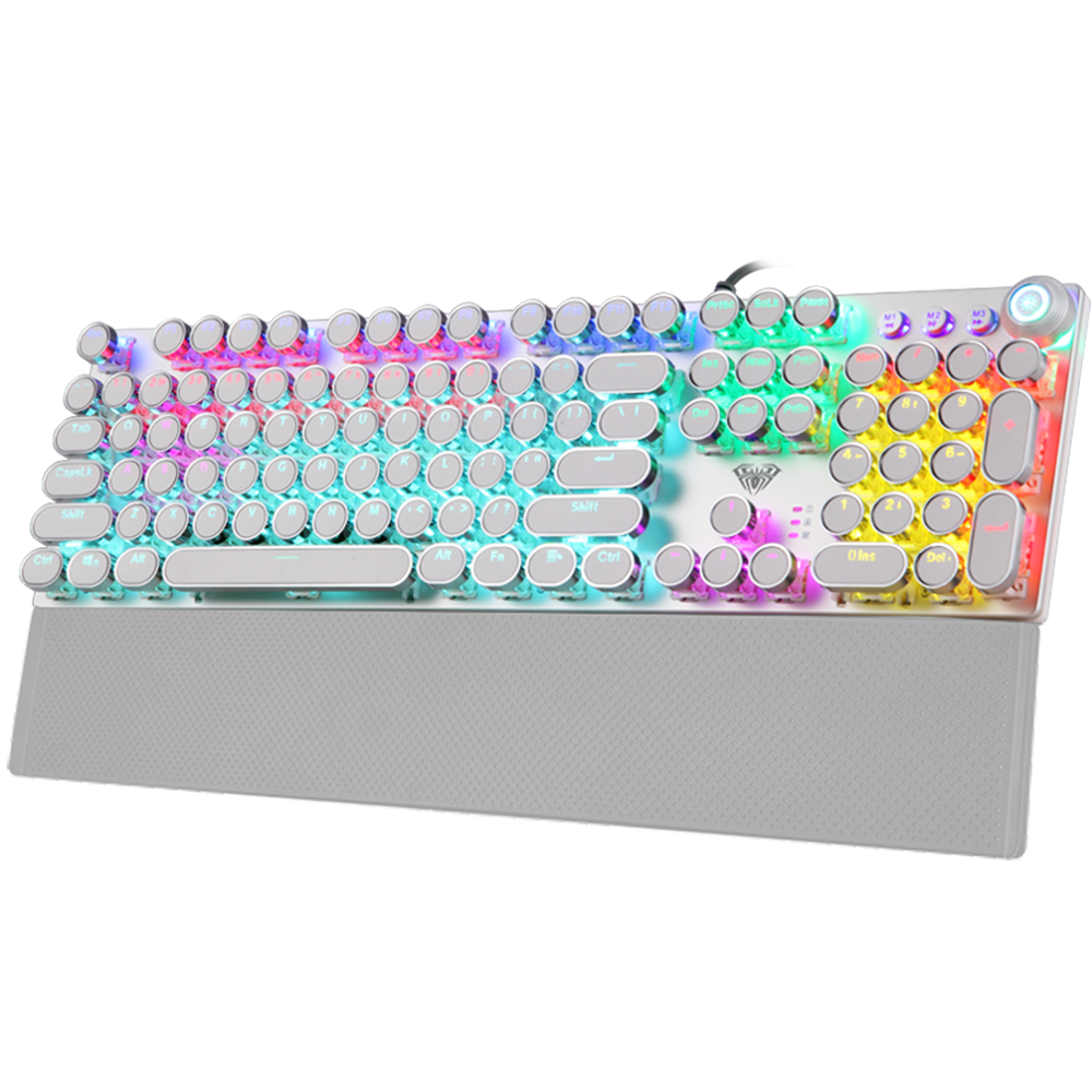 PunkType Mechanical Keyboard - RGB Backlit Keyboard for Work and Gaming