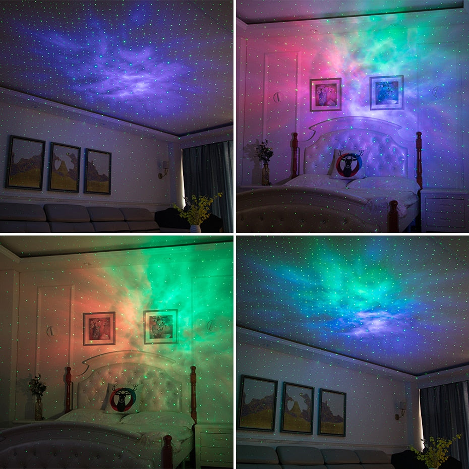Galaxy Laser Projector - Deluxe Star Night Light