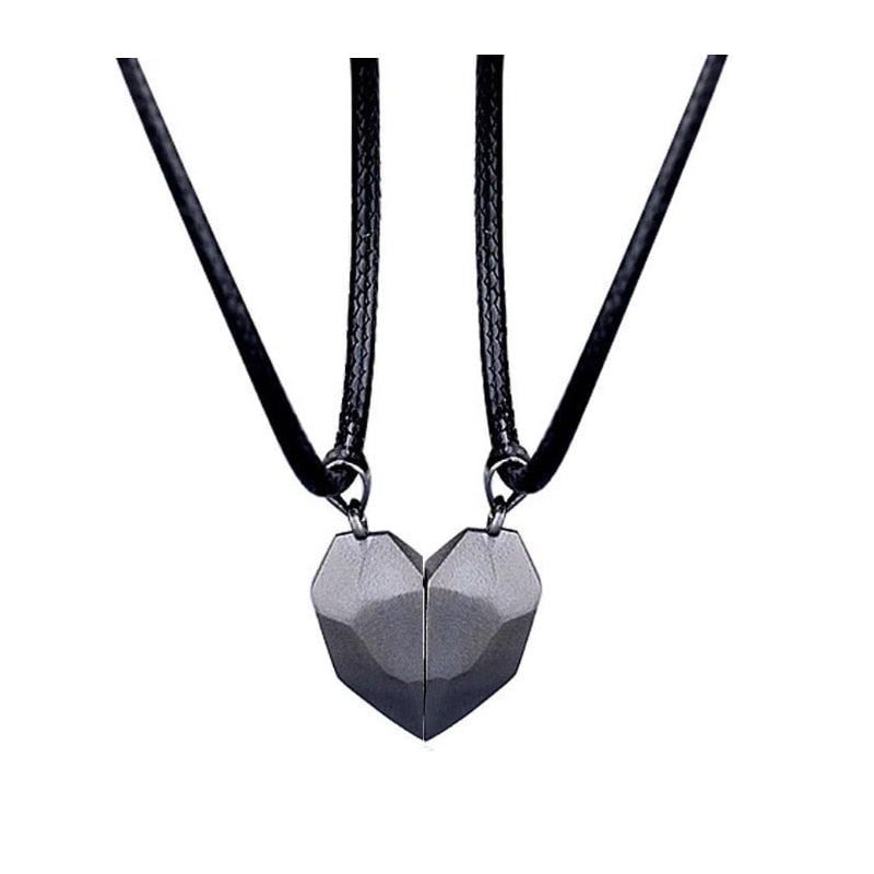 Couple Necklace Set - 2-in-1 Matching Pendants